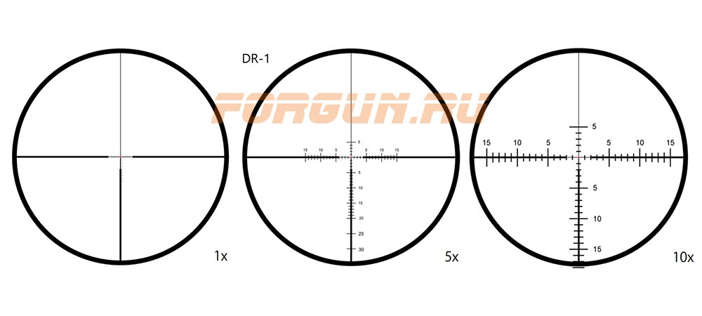 Оптический прицел March Shorty 1-10x24, сетка DR-1 (D10SV24FIML)